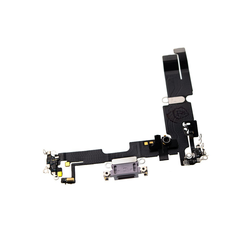 Red Charging Port for iPhone 14 Plus-Purple Red Charging Port for iPhone 14 Plus-Purple